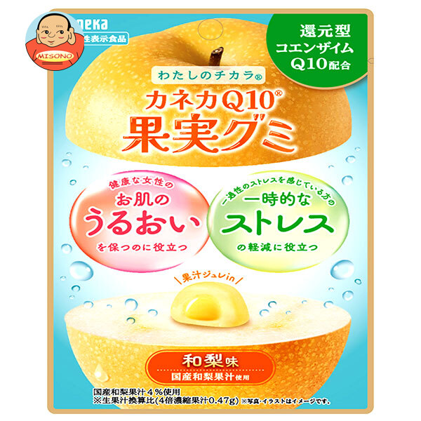 カネカ食品 カネカQ10果実グミ 和梨味 40g×10袋入