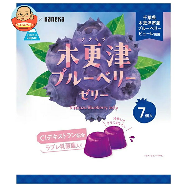 カネカ食品 木更津ブルーベリーラブレ乳酸菌入りゼリー 154g(22g×7個)×20袋入
