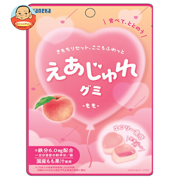 カネカ食品 えあじゅれグミ もも 40g×10袋入