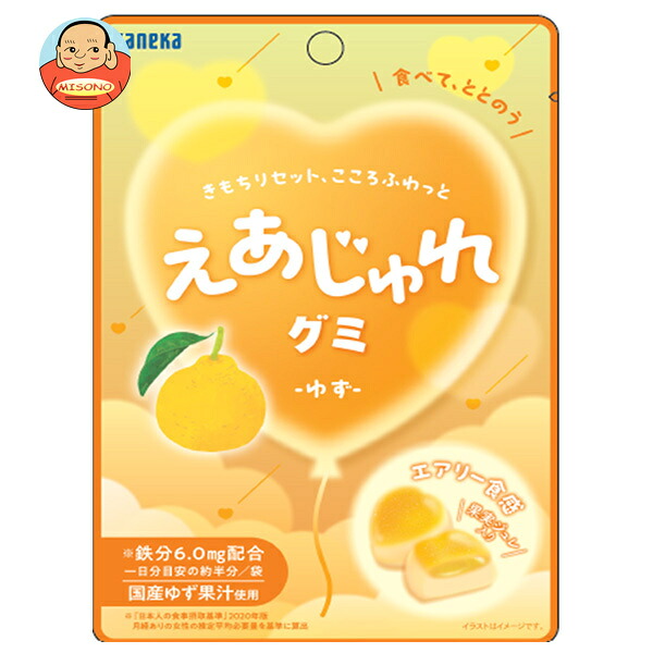 カネカ食品 えあじゅれグミ ゆず 40g×10袋入