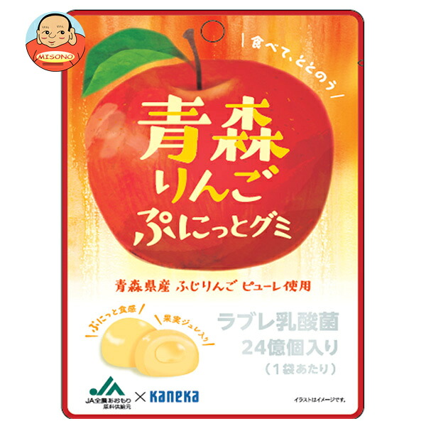 カネカ食品 青森りんご ぷにっとグミ ラブレ乳酸菌入り 40g×10袋入