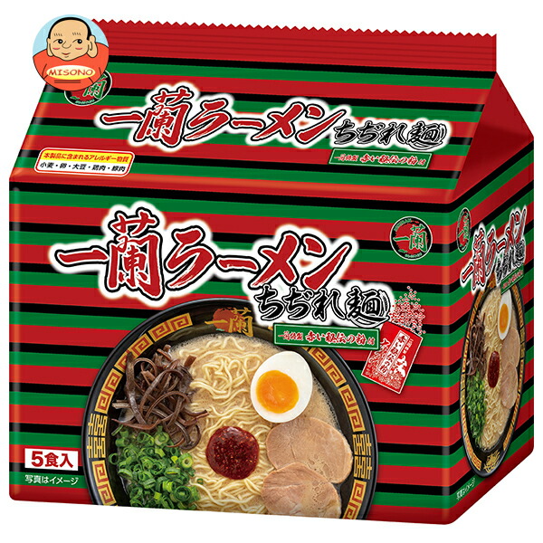 一蘭 一蘭ラーメン ちぢれ麺 5食パック(665g)×6袋入