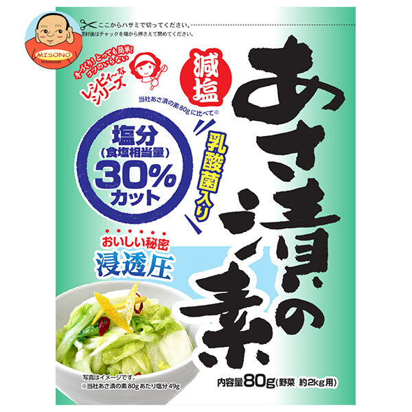 つけもと 減塩 あさ漬の素 80g×10袋入
