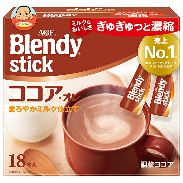 AGF ブレンディ スティック ココア オレ (10.3g×18本)×6箱入