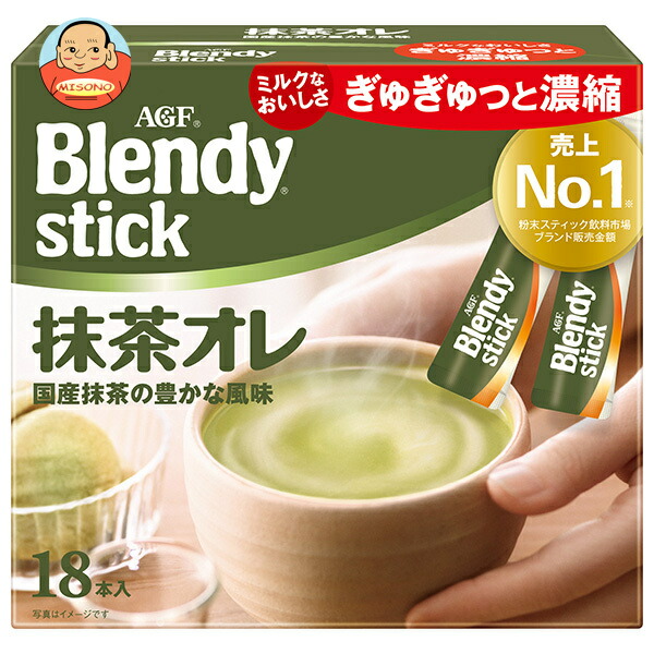 AGF ブレンディ スティック 抹茶オレ (9.7g×18本)×6箱入