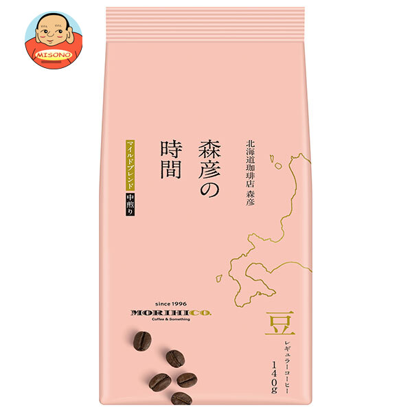 AGF 森彦の時間 豆 マイルドブレンド 140g袋×12袋入