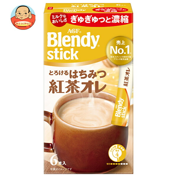 AGF ブレンディ スティック とろけるはちみつ紅茶オレ (9.9g×6本)×24箱入