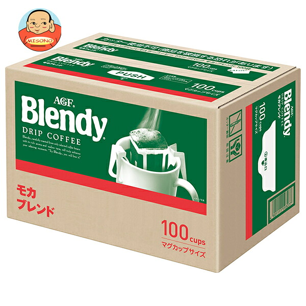 AGF ブレンディ レギュラー コーヒー ドリップパック モカ ブレンド (7g×100P)×1箱入