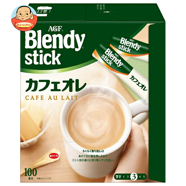 AGF ブレンディ スティック カフェオレ (8.2g×100本)×4箱入