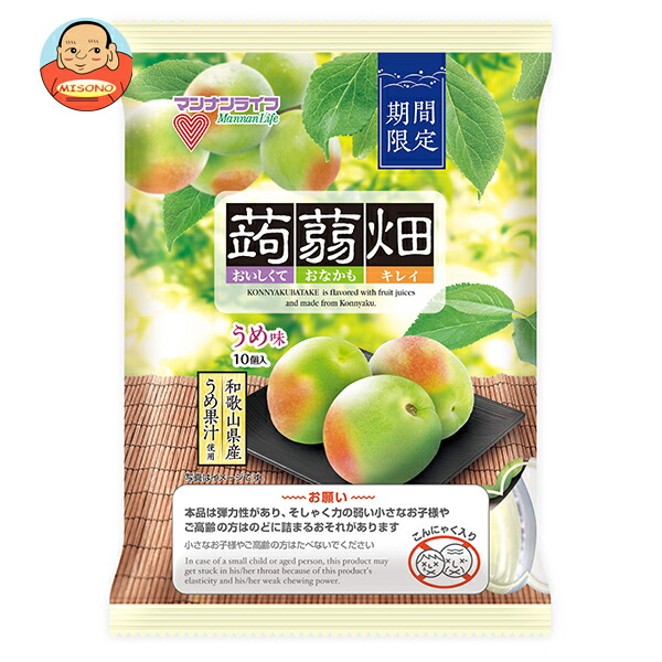 マンナンライフ 蒟蒻畑 うめ味 (25g×10個)×12袋入