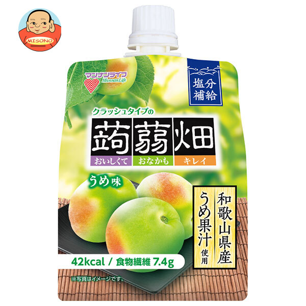 マンナンライフ 蒟蒻畑プラス＋  まとめてセット Amazon.co.jp: マンナンライフ クラッシュタイプの蒟蒻畑プラス