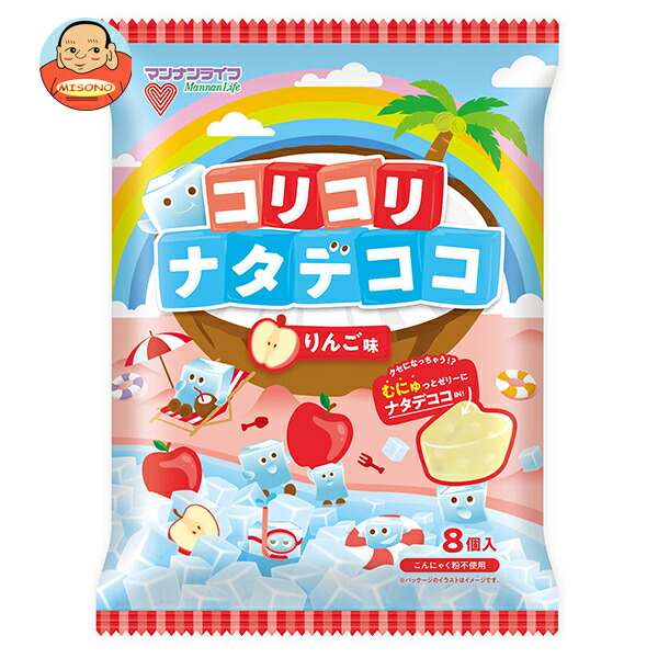 マンナンライフ コリコリナタデココ りんご味 (24g×8個)×12袋入