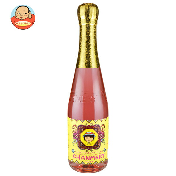 木村飲料 ちびまる子ちゃんシャンメリー ロゼ 360ml瓶×12本入