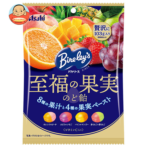 アサヒグループ食品 バヤリース 至福の果実 のど飴 103g×6袋入