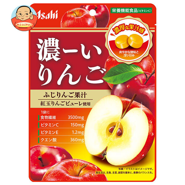 アサヒフード&ヘルスケア 濃ーいりんご 栄養機能食品 80g×6袋入