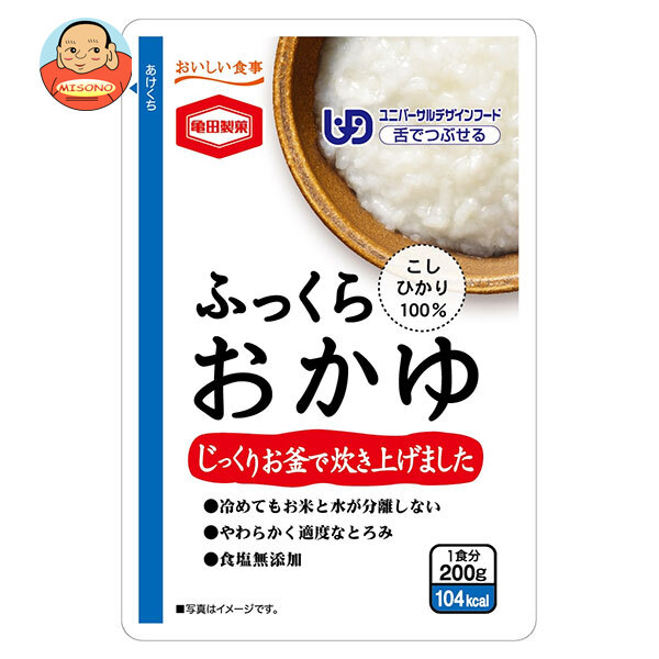 亀田製菓 ふっくらおかゆ 200gパウチ×24袋入