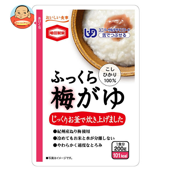 亀田製菓 ふっくら梅がゆ 200gパウチ×24袋入