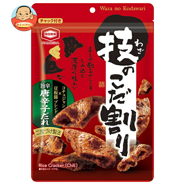 亀田製菓 技のこだ割り 旨辛唐辛子 100g×6袋入