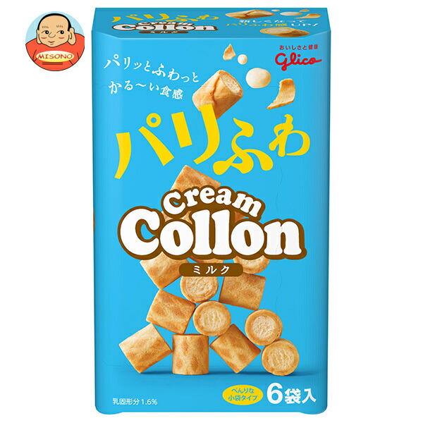 江崎グリコ クリームコロン あっさりミルク 6袋×5個入