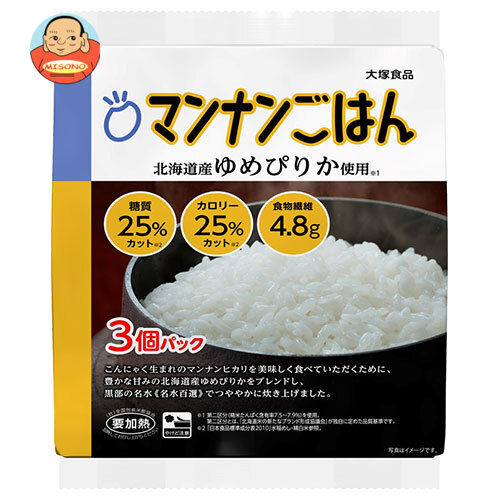 大塚食品 マンナンごはん 3個パック (160g×3個)×8個入