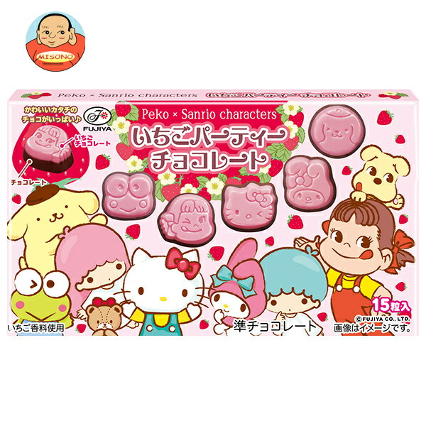 不二家 ペコ×サンリオ いちごパーティチョコレート 40g×10箱入