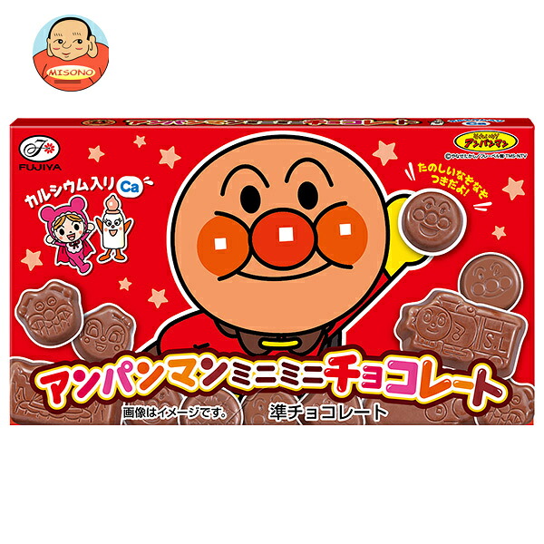 不二家 アンパンマン ミニミニチョコレート 15粒×10箱入