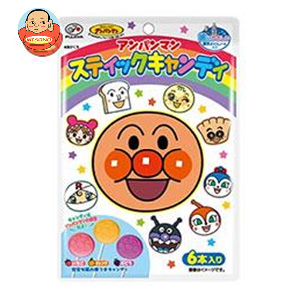 不二家 アンパンマン スティックキャンディ 6本×12袋入