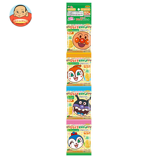 不二家 アンパンマンひとくちビスケット4連 80g(20g×4袋)×10袋入