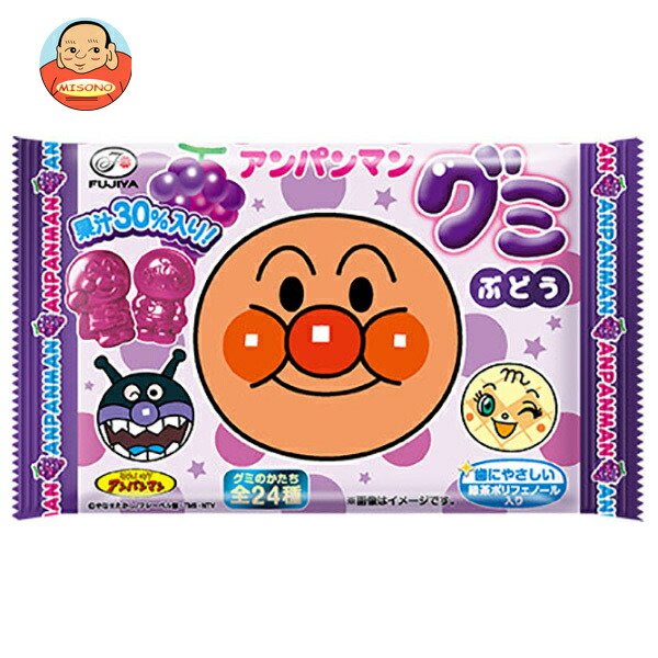 不二家 アンパンマングミ ぶどう 6粒×20袋入