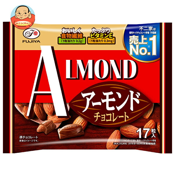 不二家 アーモンドチョコレート 17粒×18袋入
