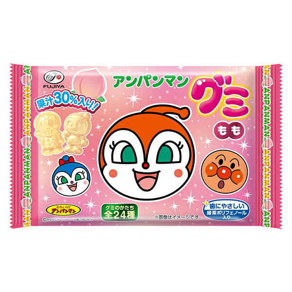 不二家 アンパンマングミ もも 6粒×20個入｜ 送料別