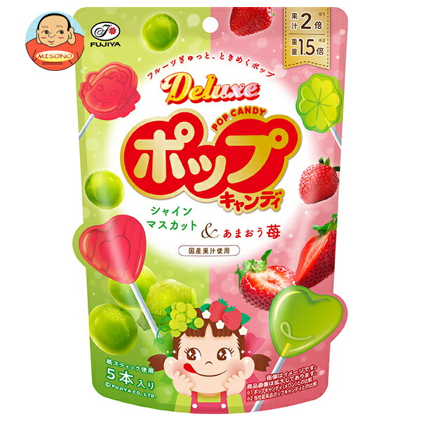 不二家 デラックスポップキャンディ 5本×6袋入