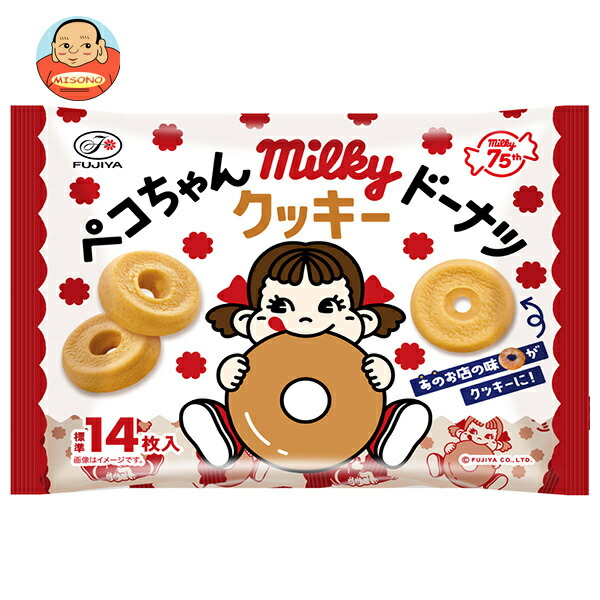 不二家 ペコちゃん ミルキードーナツ クッキー 168g×18袋入