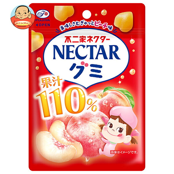 不二家 ネクターグミ ピーチ 54g×10個入