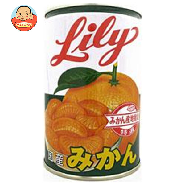 リリーコーポレーション Lily リリーのみかん4号缶 425g×12個入