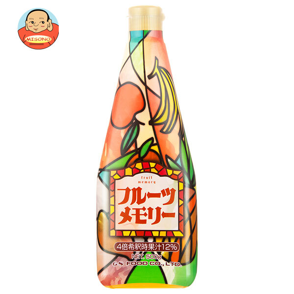 ジーエスフード GS フルーツメモリー 500g×12本入