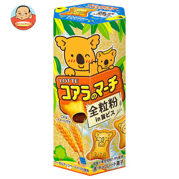 ロッテ コアラのマーチ 全粒粉in旨ビス 46g×10個入