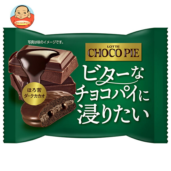 ロッテ チョコパイ ほろ苦ダークカカオ 1個×6袋入