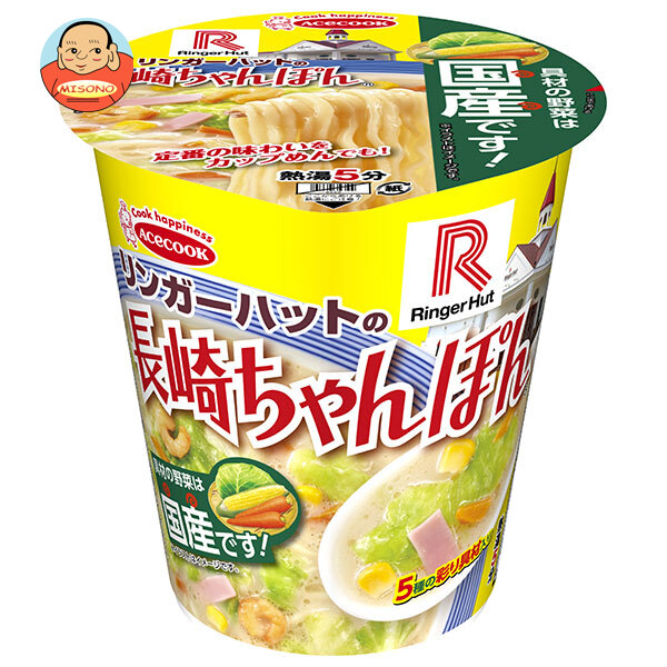 エースコック リンガーハットの長崎ちゃんぽん 95g×12個入