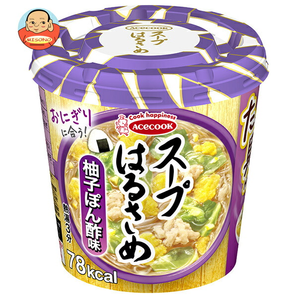 エースコック スープはるさめ 柚子ぽん酢味 32g×12(6×2)個入