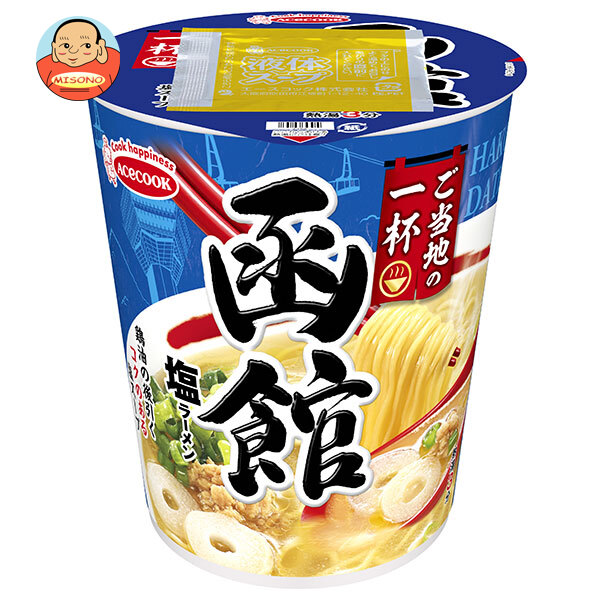 エースコック ご当地の一杯 函館 塩ラーメン 60g×12個入