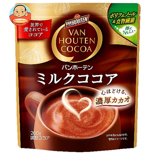片岡物産 バンホーテン ミルクココア 200g×12個入