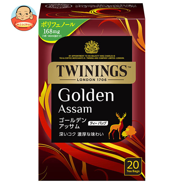片岡物産 トワイニング ゴールデンアッサム (2g×20袋)×4個入