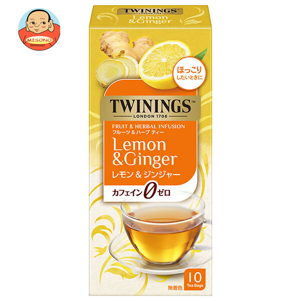 片岡物産 トワイニング フルーツ&ハーブティー レモン&ジンジャー 10袋×6本入