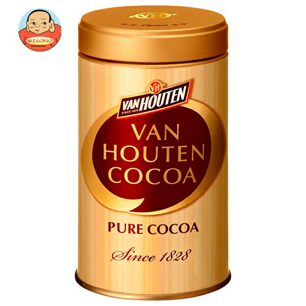片岡物産 バンホーテン ピュア ココア 100g缶×48本入