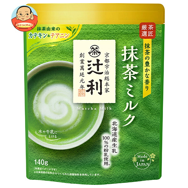 片岡物産 辻利 抹茶ミルク 140g×12袋入