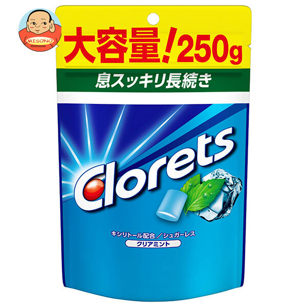 モンデリーズ ジャパン クロレッツXP クリアミント スタンドパウチ 250g×6袋入