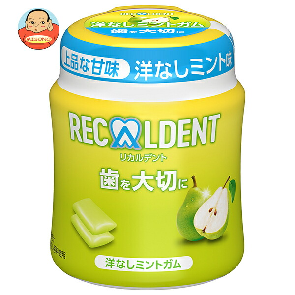 モンデリーズ ジャパン リカルデント 洋なしミントガム ボトル 130g×6個入