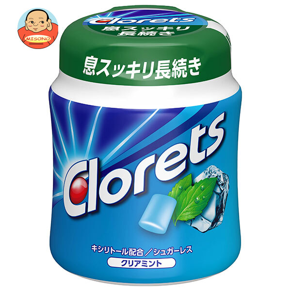 モンデリーズ ジャパン クロレッツXP クリアミントボトルR(粒ガム) 140g×6個入