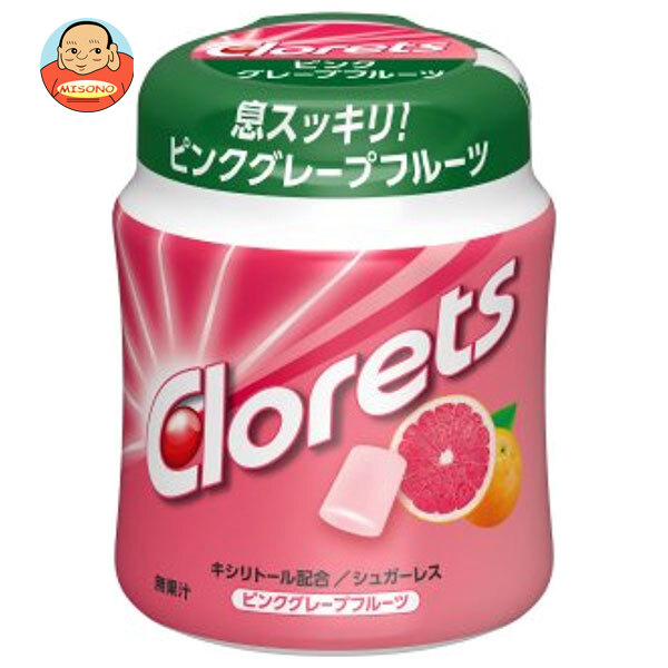 モンデリーズ ジャパン クロレッツXP ピンクグレープフルーツ ボトル(粒ガム) 130g×6個入